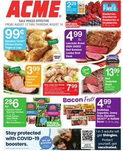 Weekly ad Acme 08/12/2022-08/18/2022