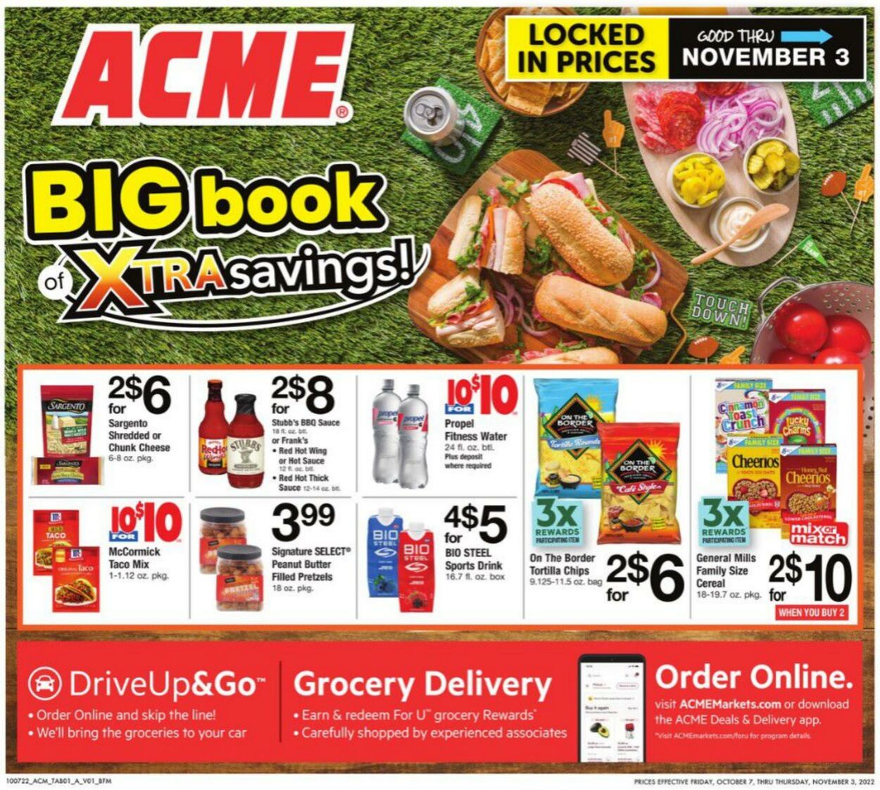 Weekly ad Acme 10/07/2022 - 11/03/2022