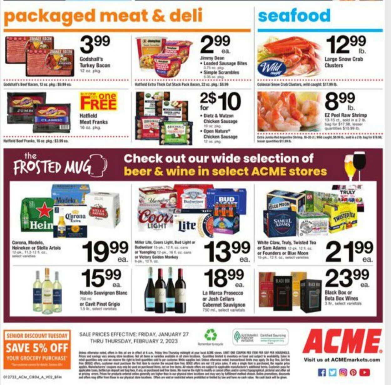 Weekly ad Acme 01/27/2023 - 02/02/2023