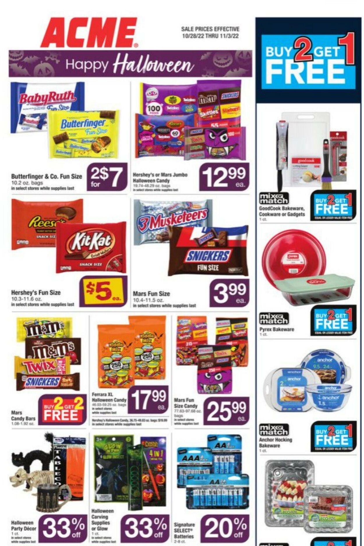 Weekly ad Acme 10/28/2022 - 11/03/2022