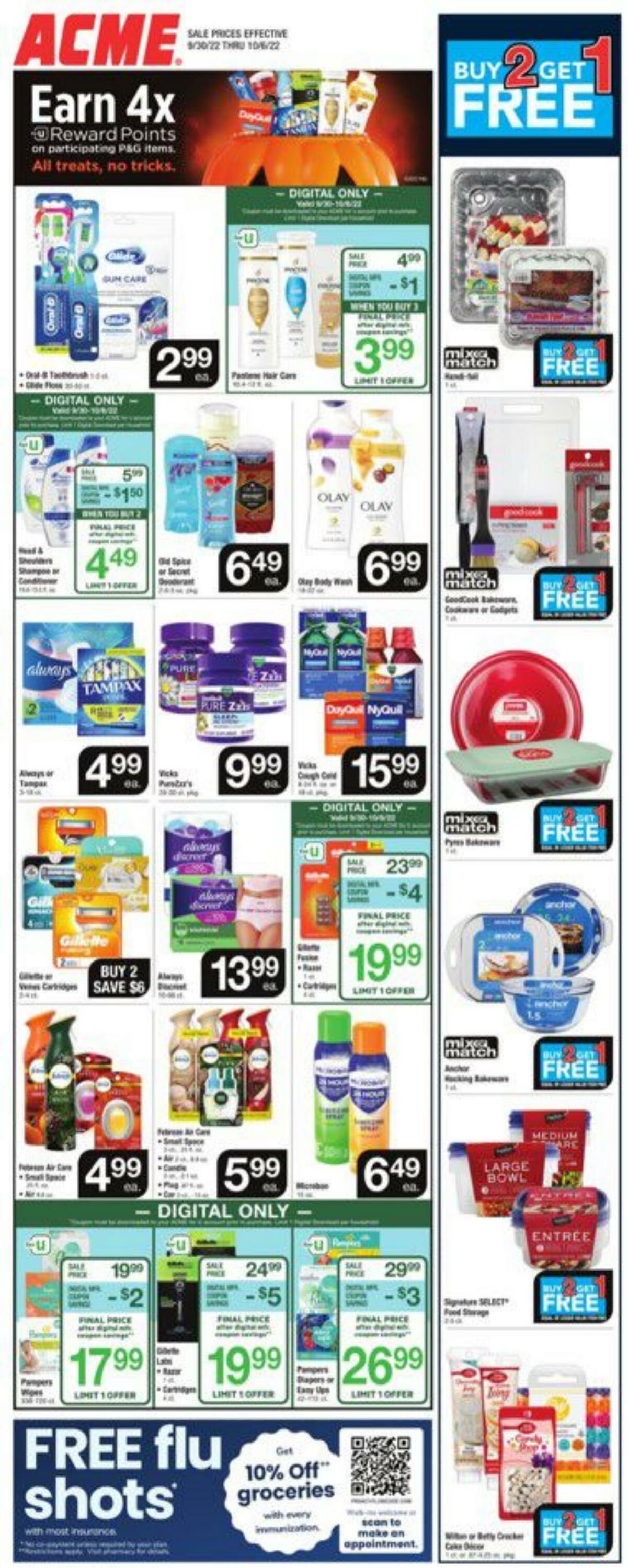 Weekly ad Acme 09/30/2022 - 10/06/2022