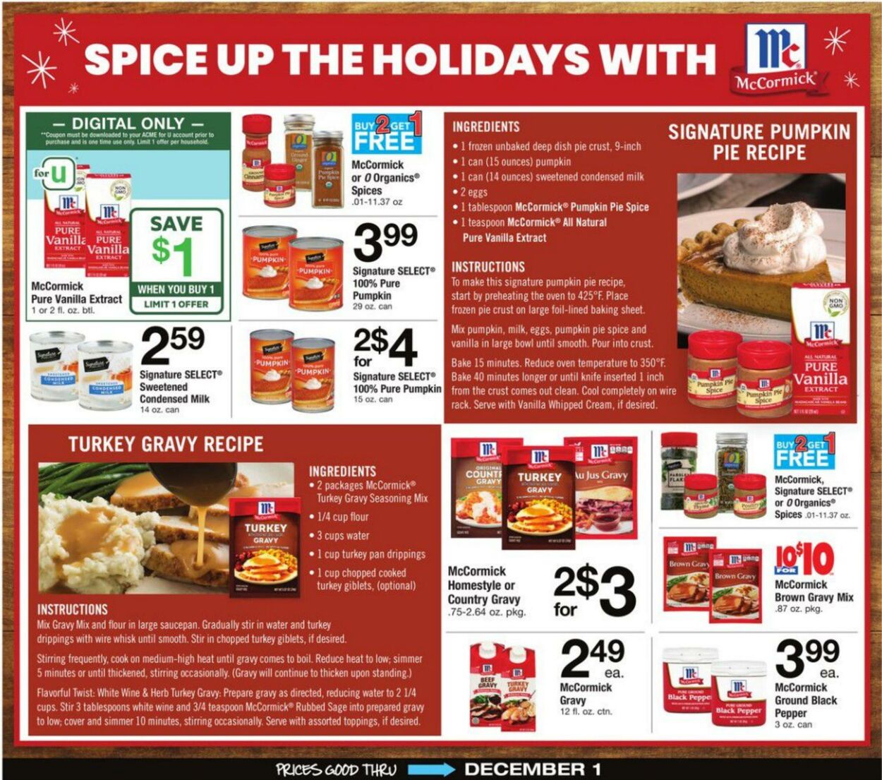 Weekly ad Acme 11/04/2022 - 12/01/2022