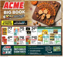 Weekly ad Acme 11/04/2022-12/01/2022
