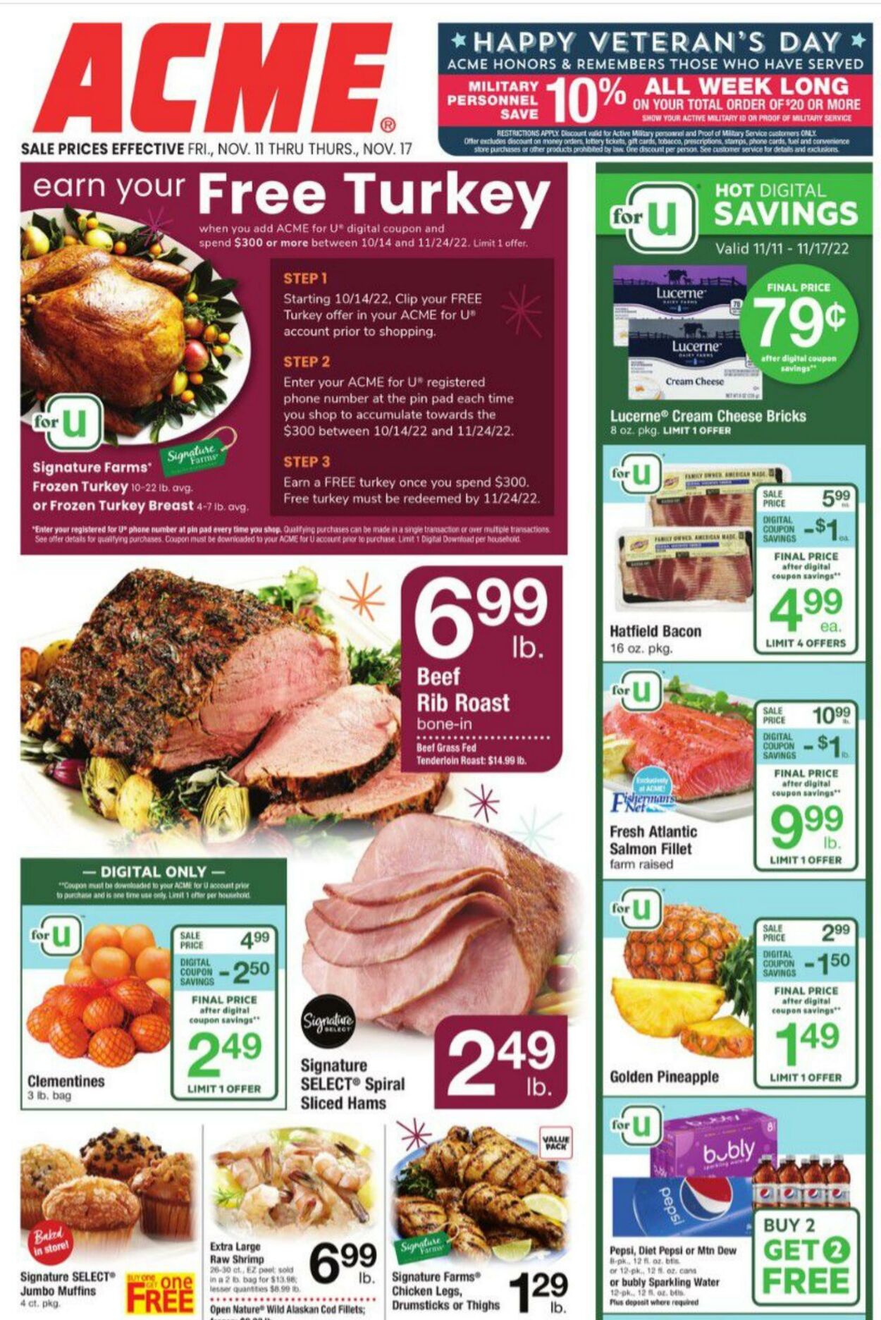 Weekly ad Acme 11/11/2022 - 11/17/2022