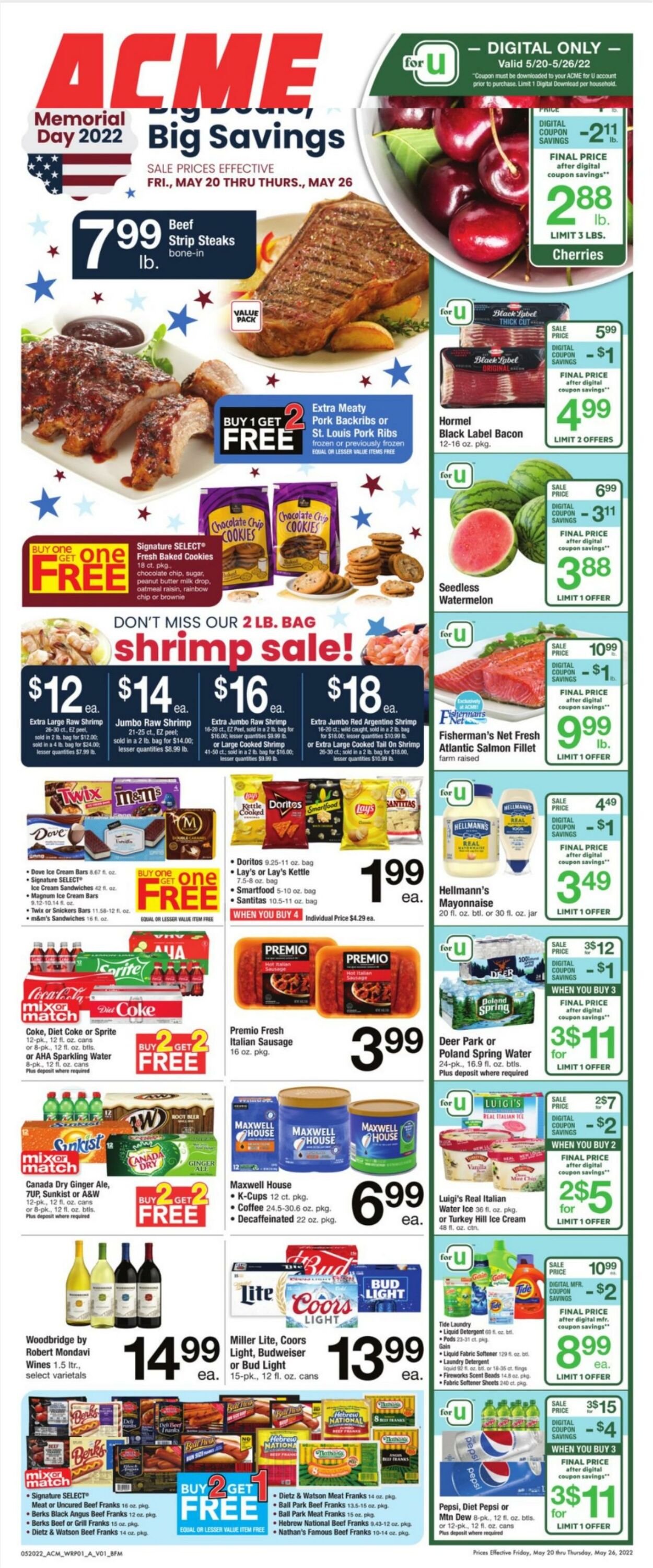 Weekly ad Acme 05/20/2022 - 05/26/2022