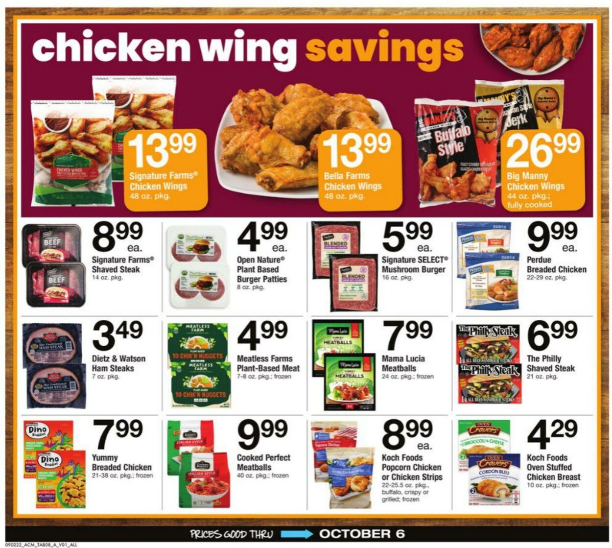 Weekly ad Acme 09/02/2022 - 10/06/2022