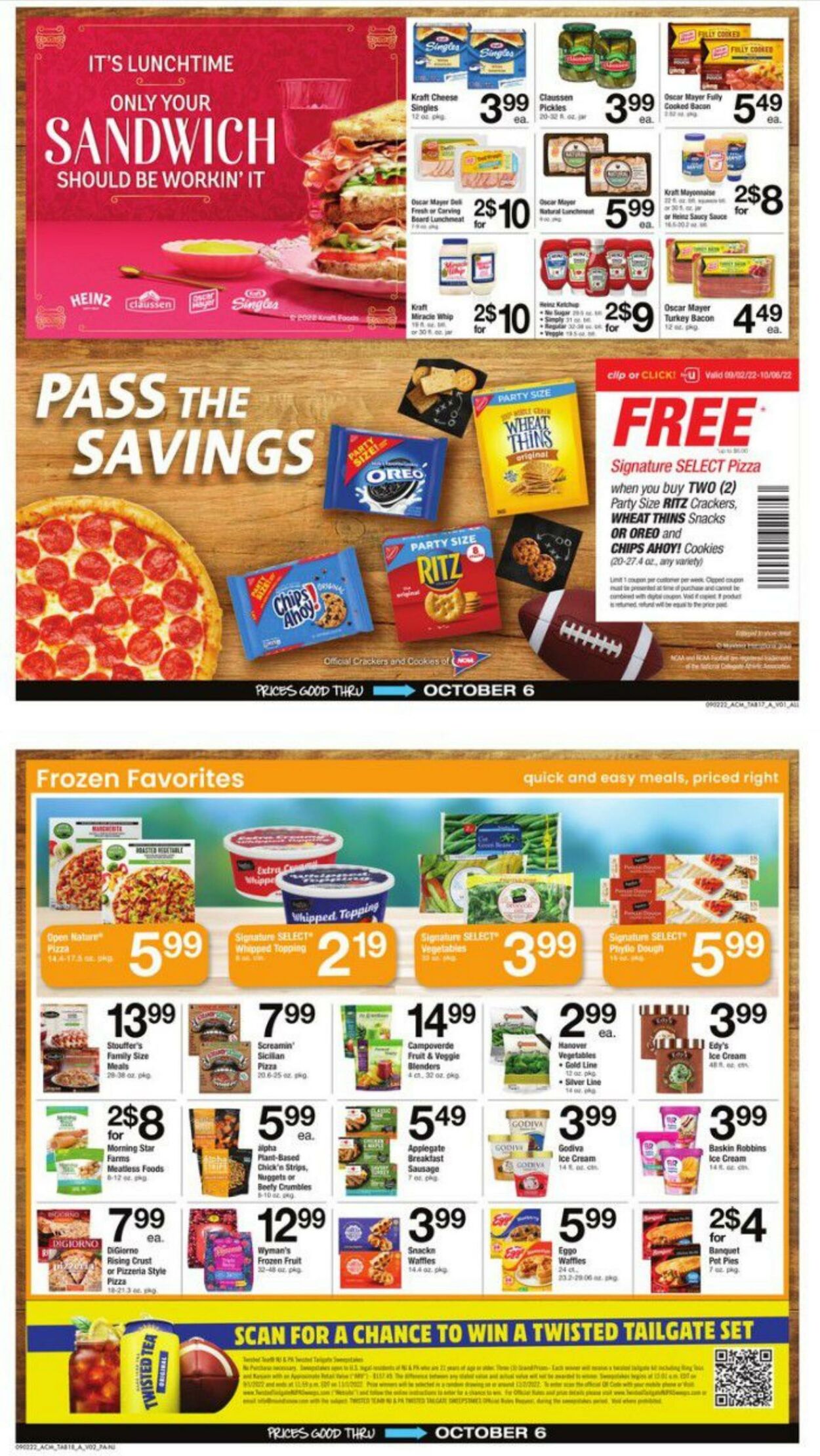 Weekly ad Acme 09/02/2022 - 10/06/2022