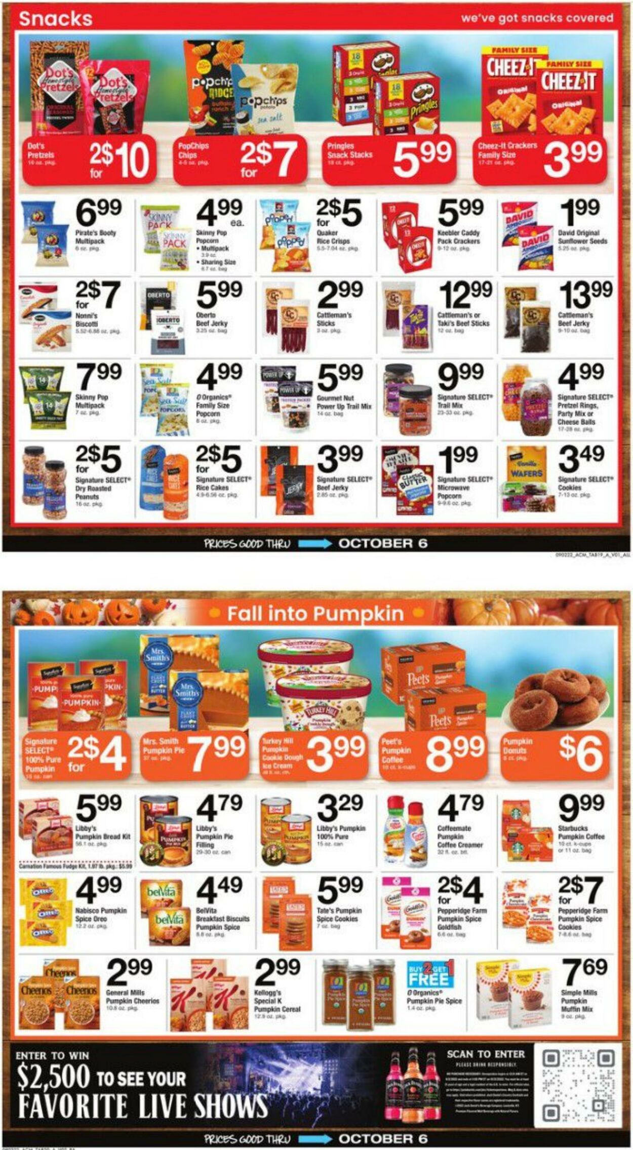 Weekly ad Acme 09/02/2022 - 10/06/2022