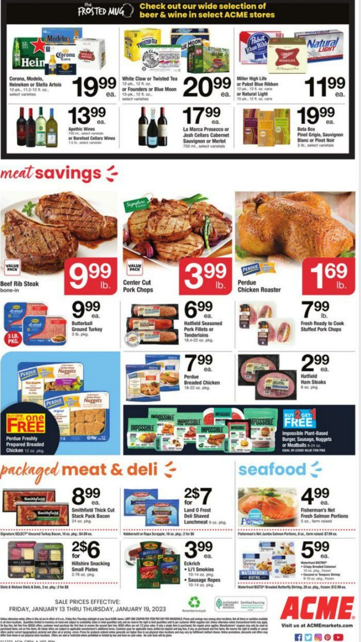 Weekly ad Acme 01/13/2023 - 01/19/2023