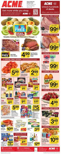 Weekly ad Acme 03/24/2023 - 03/30/2023