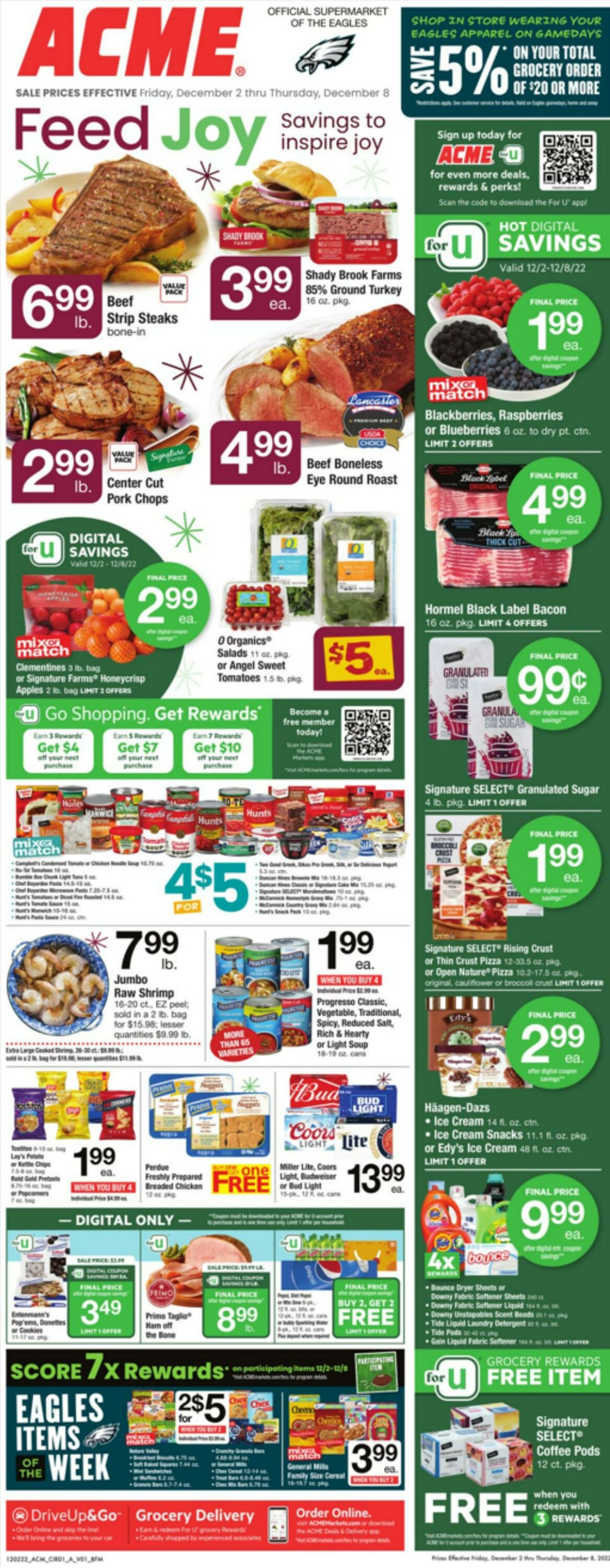Weekly ad Acme 12/02/2022 - 12/08/2022