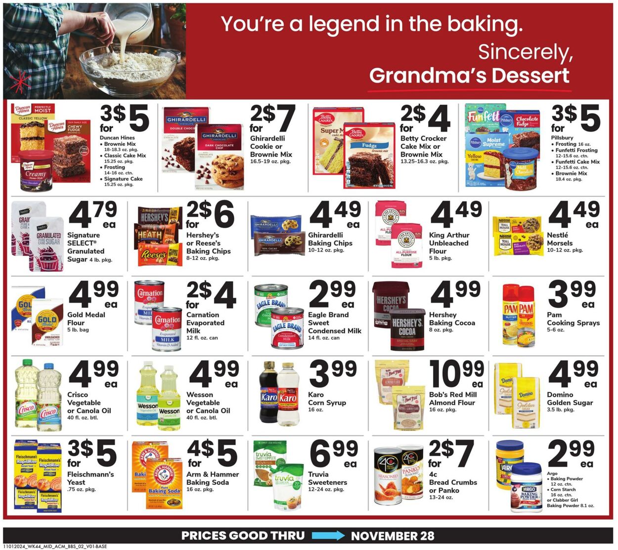 Weekly ad Acme 11/01/2024 - 11/28/2024