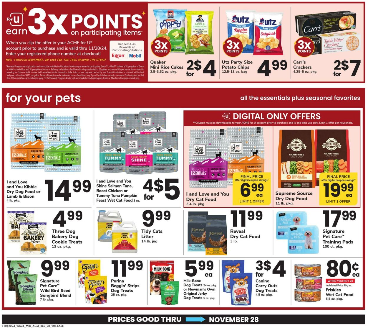 Weekly ad Acme 11/01/2024 - 11/28/2024