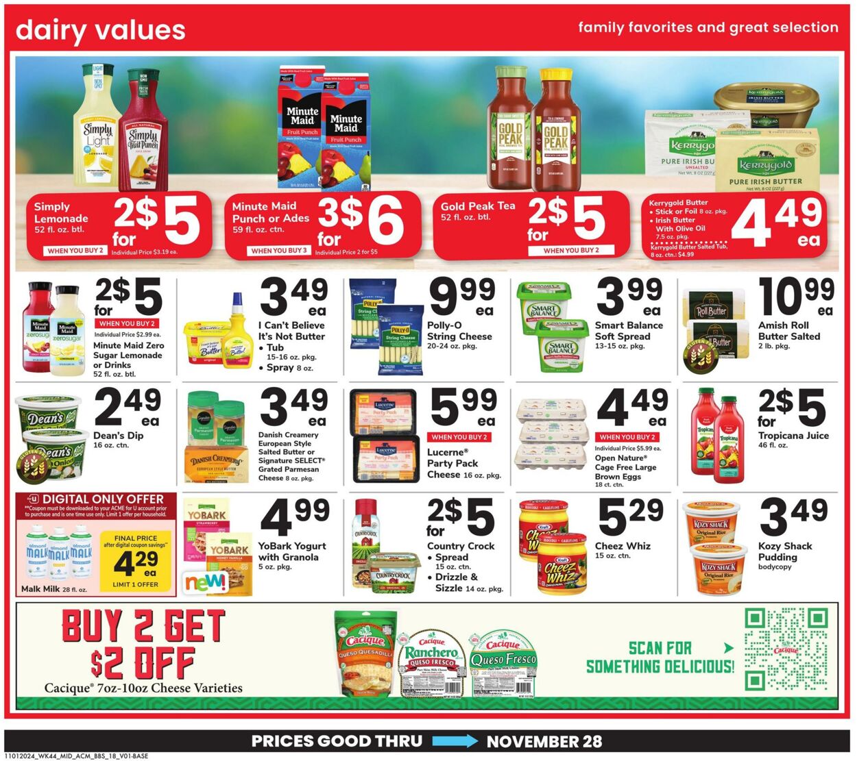 Weekly ad Acme 11/01/2024 - 11/28/2024