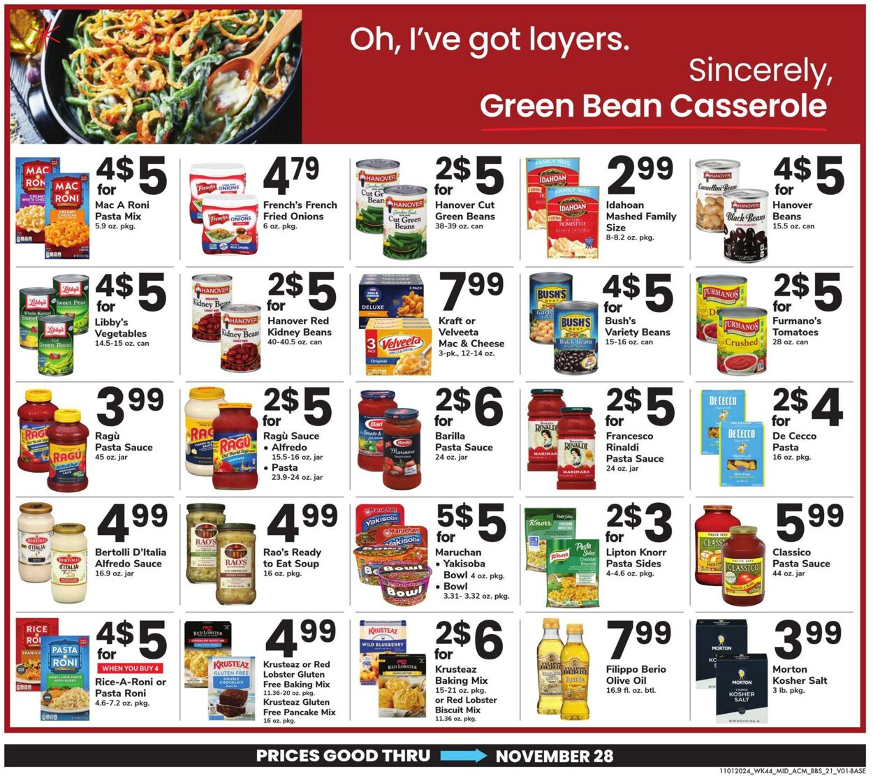 Weekly ad Acme 11/01/2024 - 11/28/2024