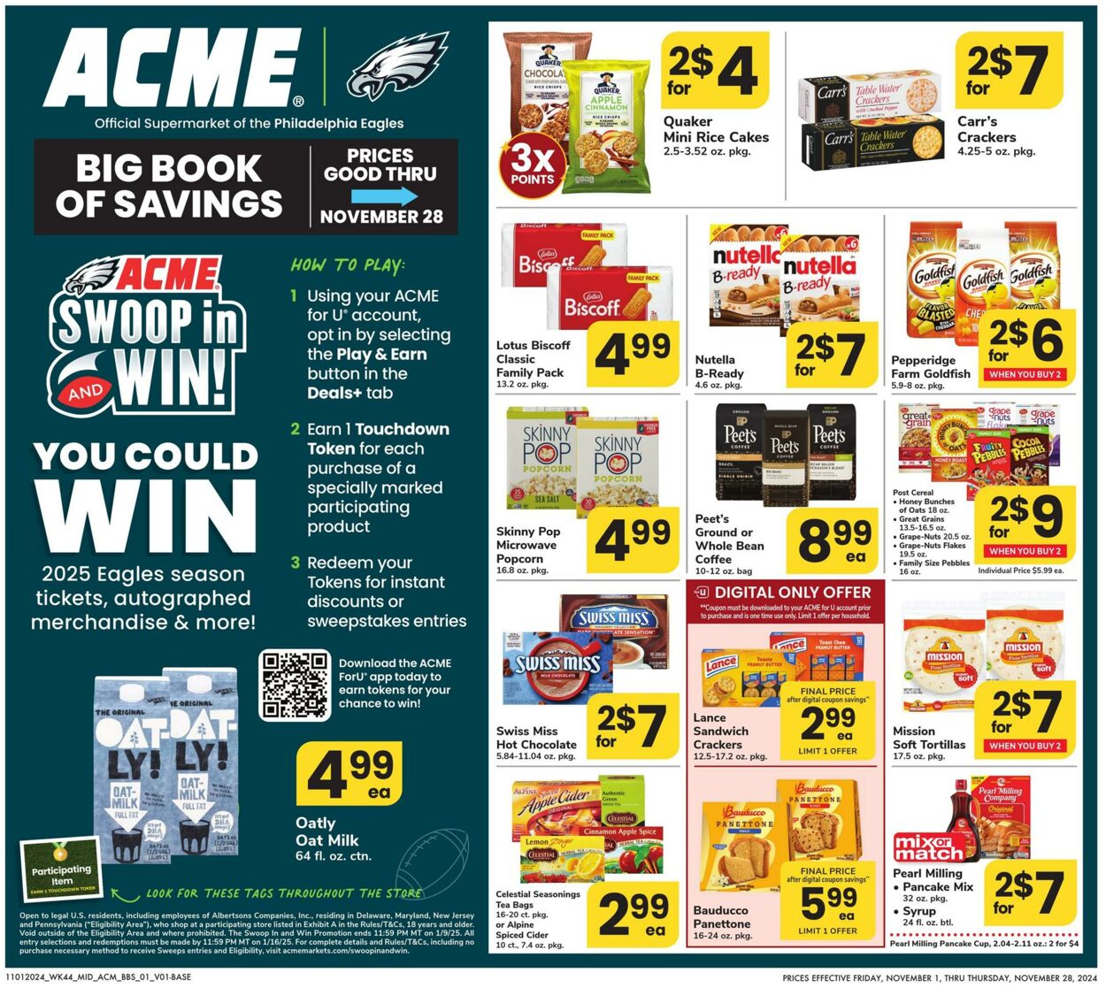 Weekly ad Acme 11/01/2024 - 11/28/2024