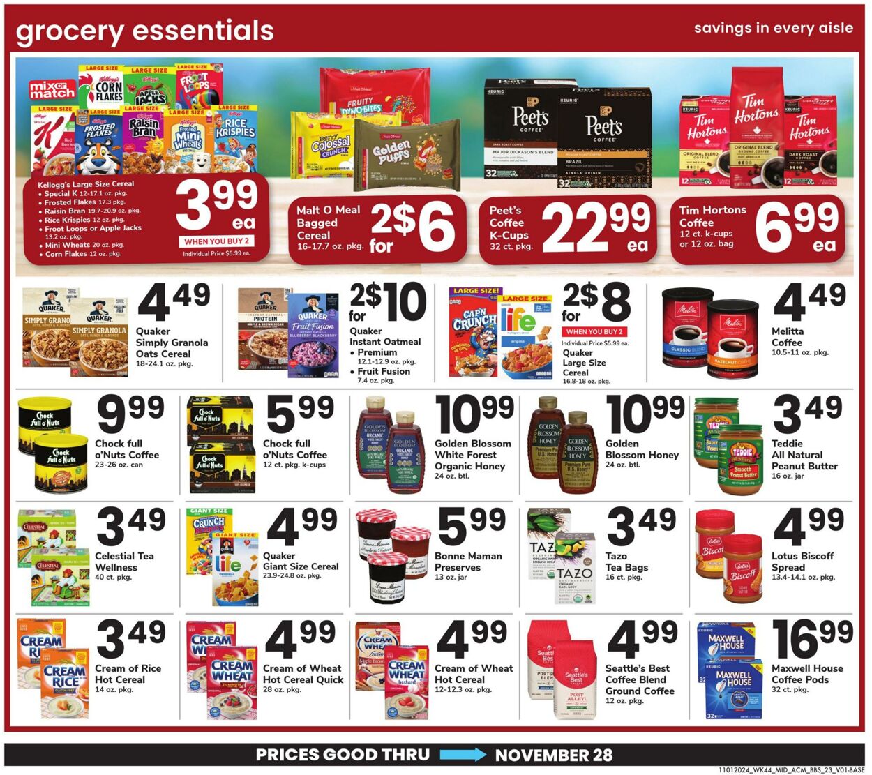 Weekly ad Acme 11/01/2024 - 11/28/2024