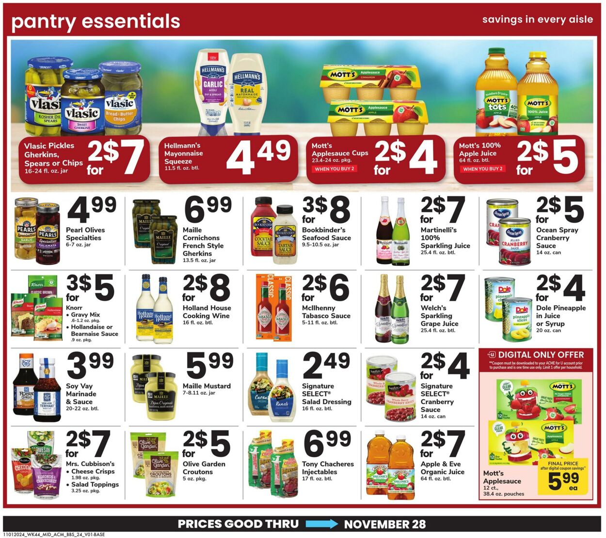 Weekly ad Acme 11/01/2024 - 11/28/2024