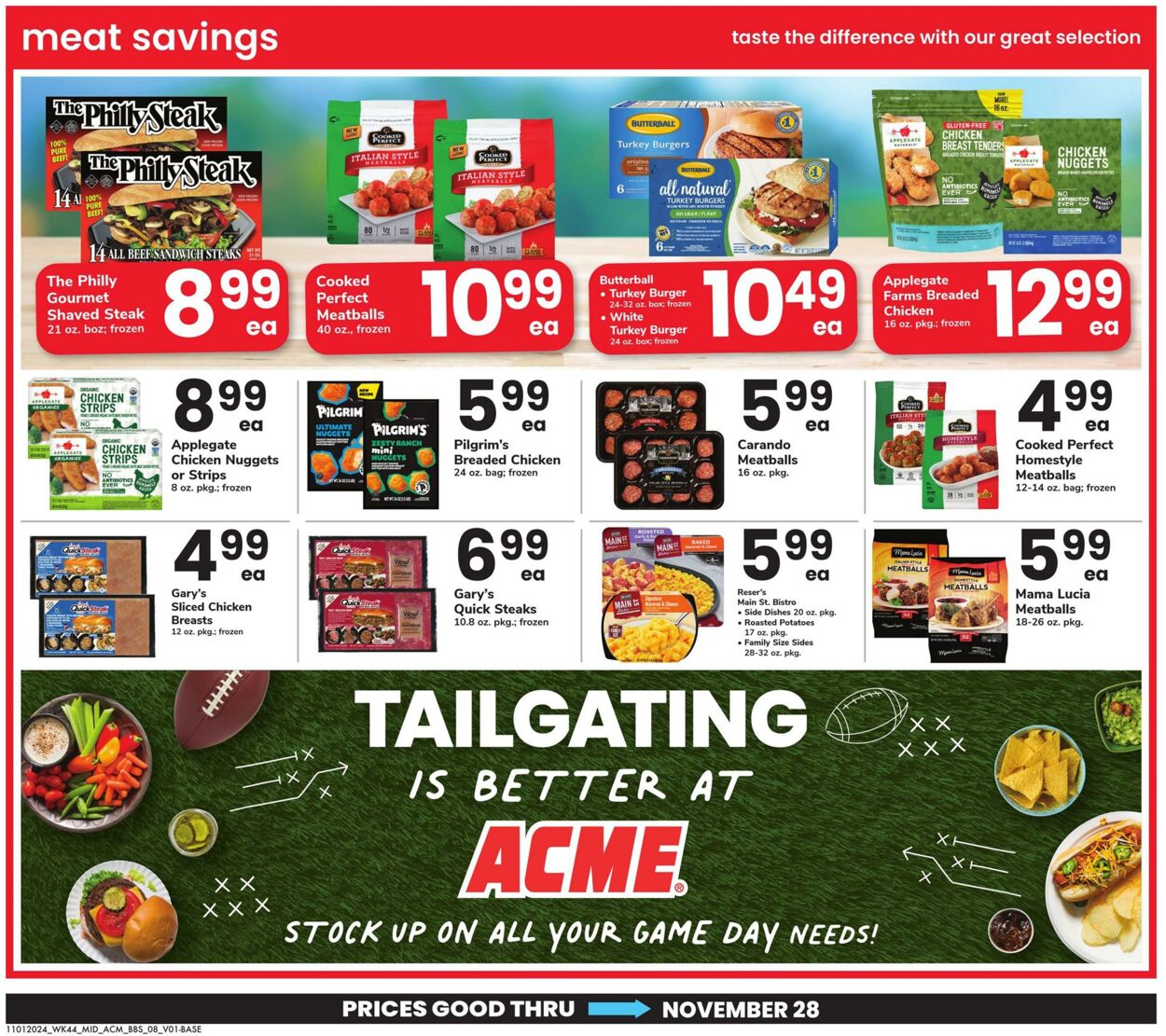 Weekly ad Acme 11/01/2024 - 11/28/2024