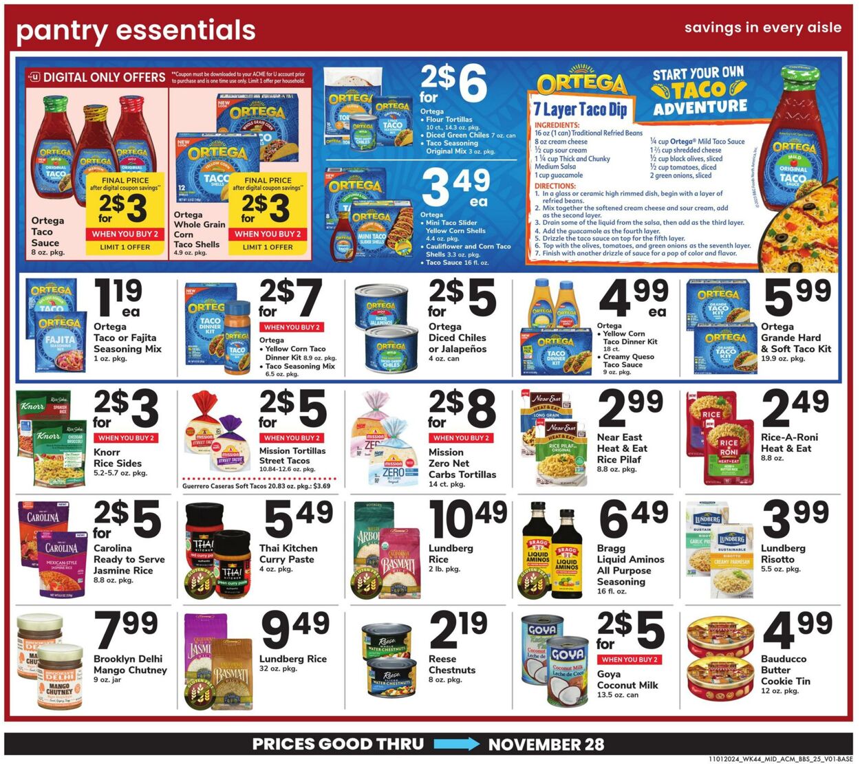 Weekly ad Acme 11/01/2024 - 11/28/2024