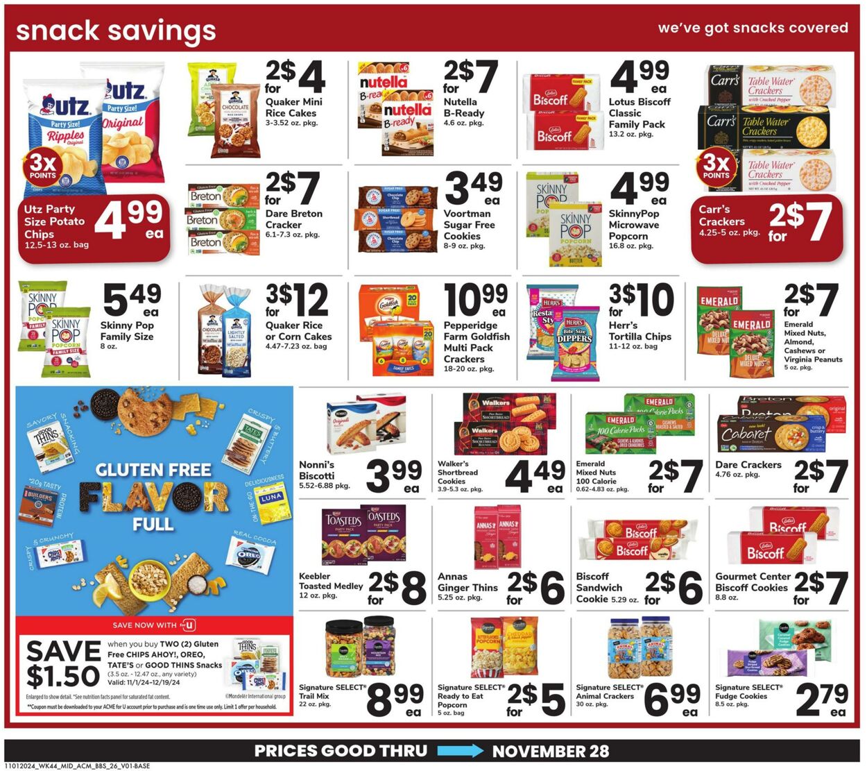 Weekly ad Acme 11/01/2024 - 11/28/2024