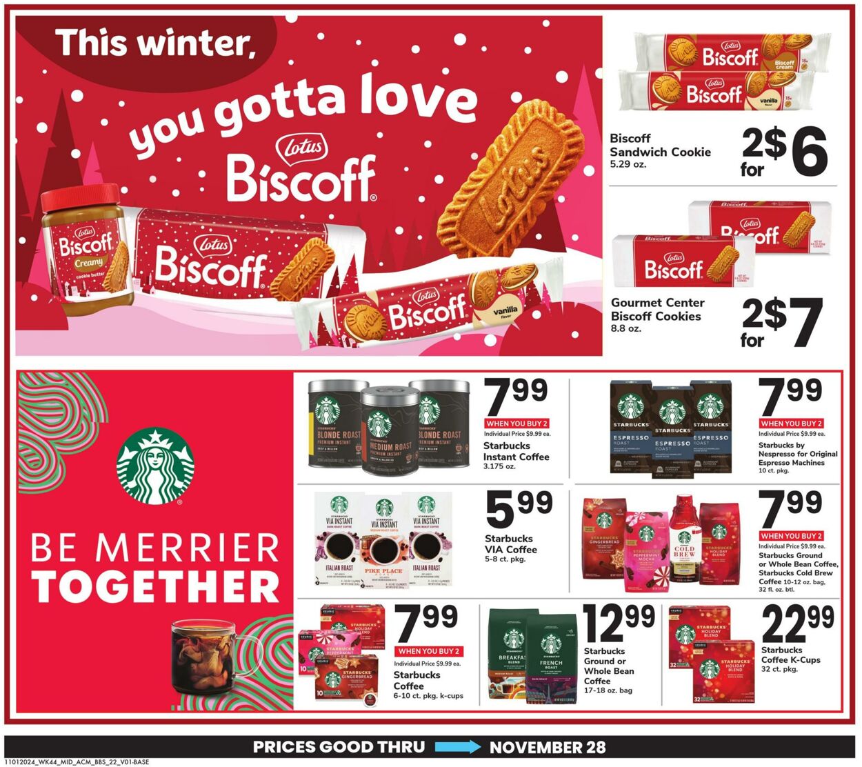 Weekly ad Acme 11/01/2024 - 11/28/2024