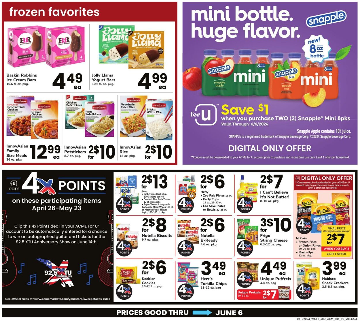 Weekly ad Acme 05/10/2024 - 06/06/2024