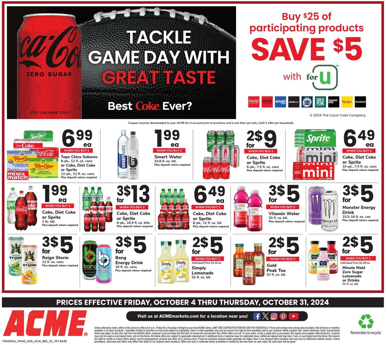 Weekly ad Acme 10/04/2024 - 10/31/2024