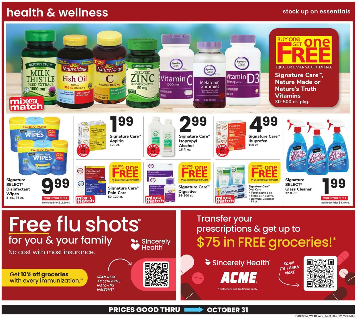 Weekly ad Acme 10/04/2024 - 10/31/2024