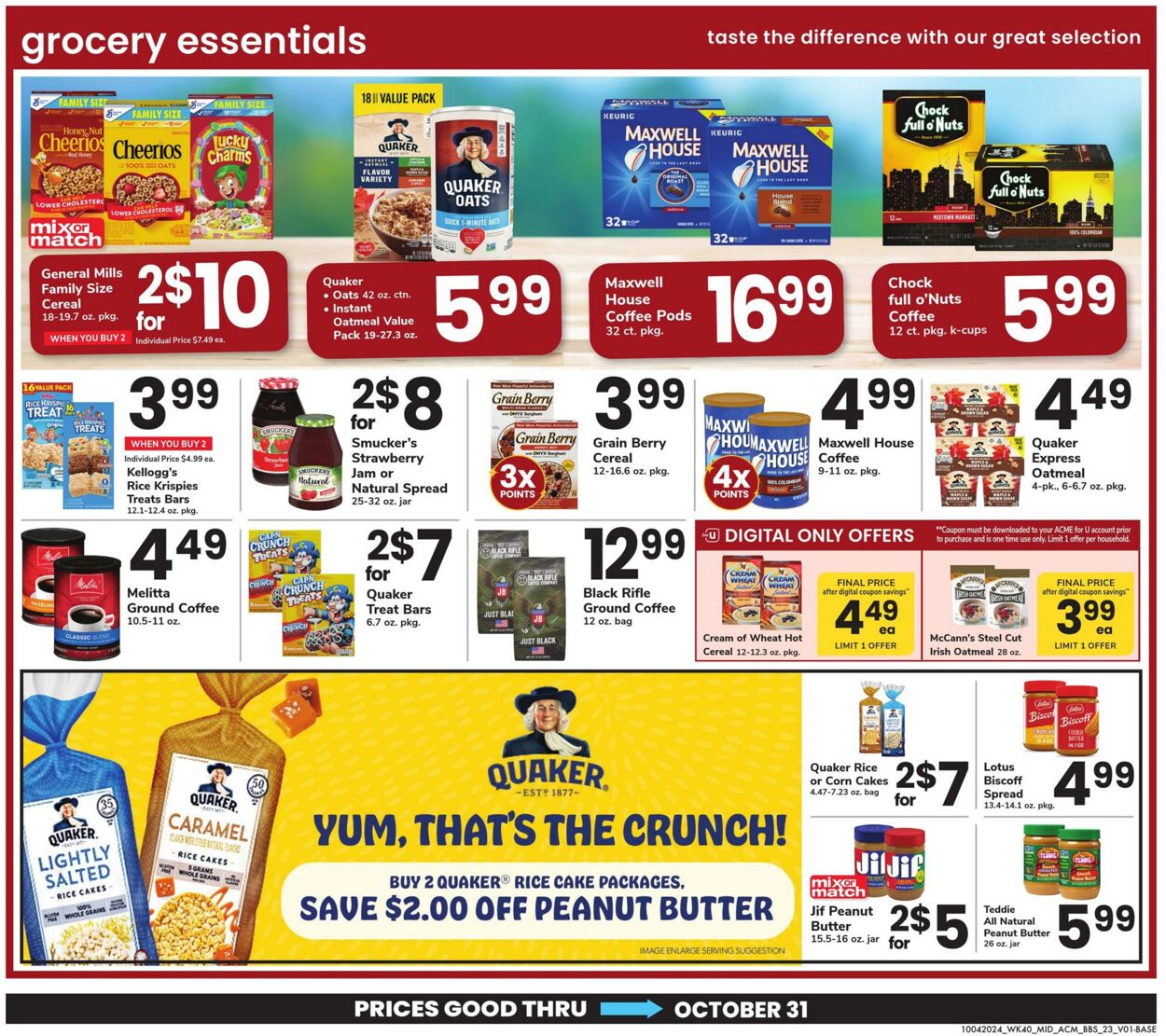 Weekly ad Acme 10/04/2024 - 10/31/2024