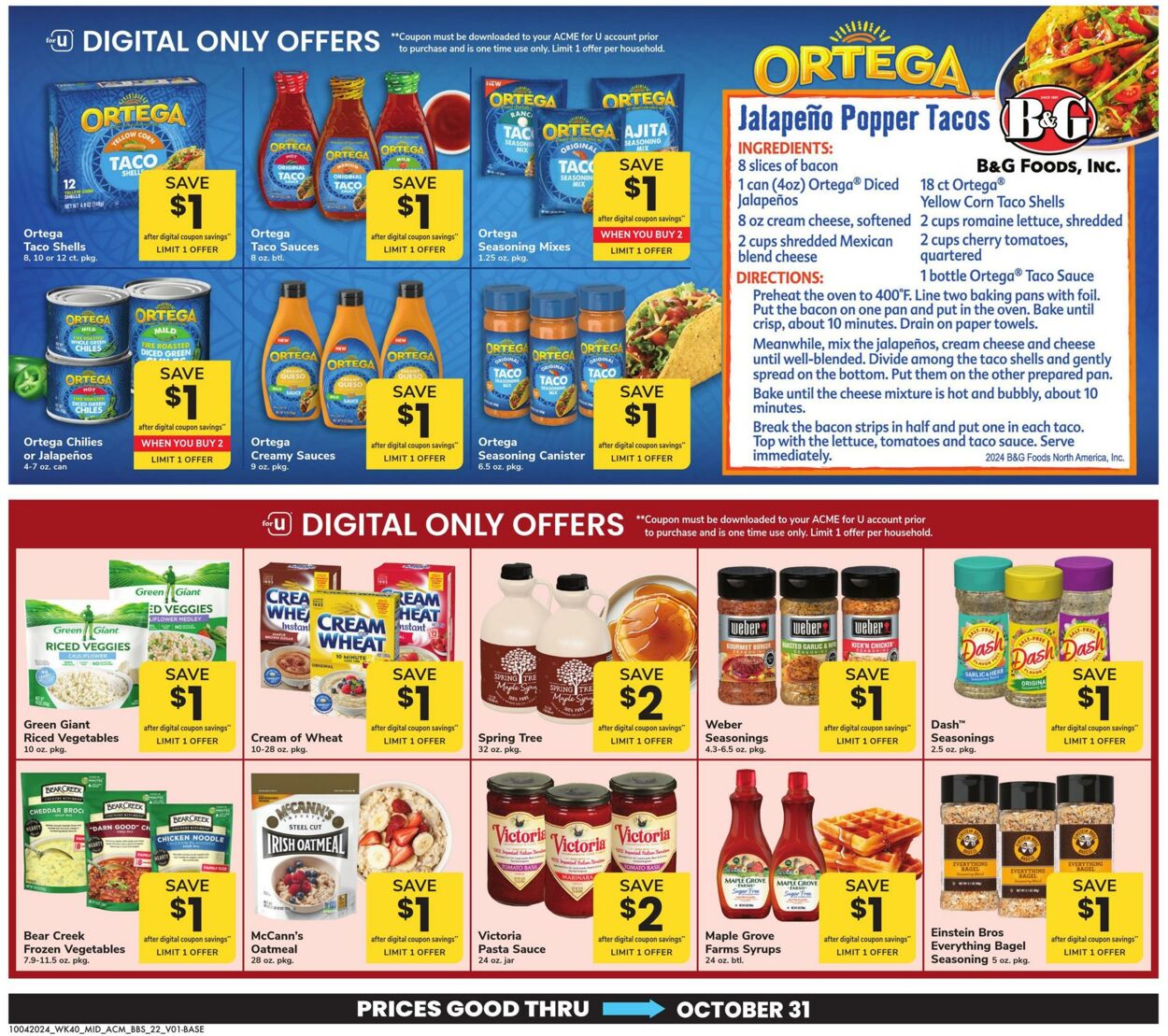 Weekly ad Acme 10/04/2024 - 10/31/2024