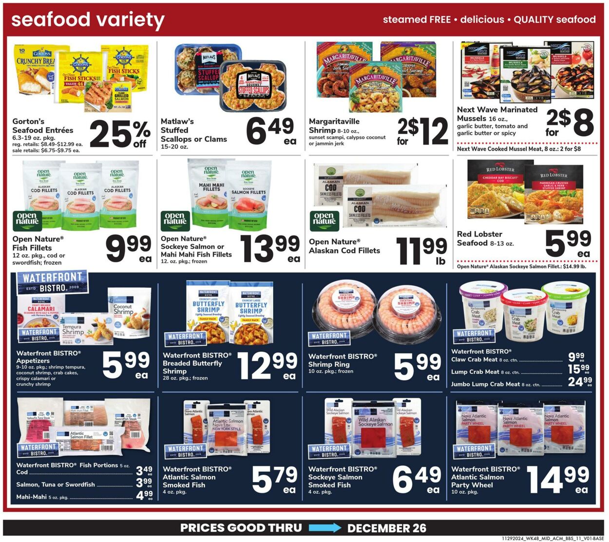 Weekly ad Acme 11/29/2024 - 12/26/2024