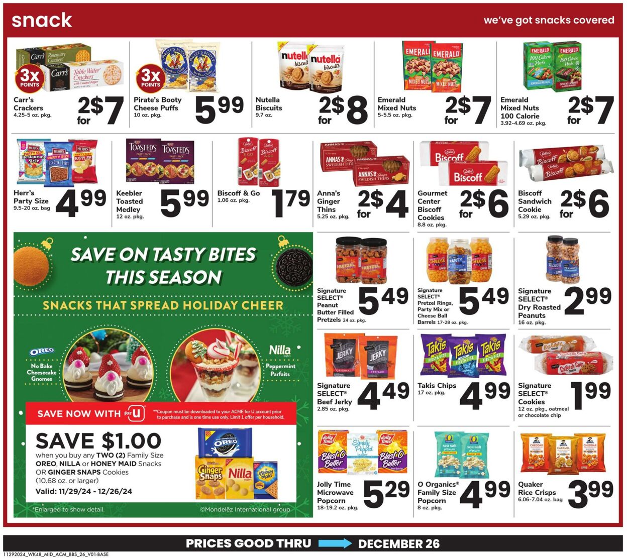 Weekly ad Acme 11/29/2024 - 12/26/2024