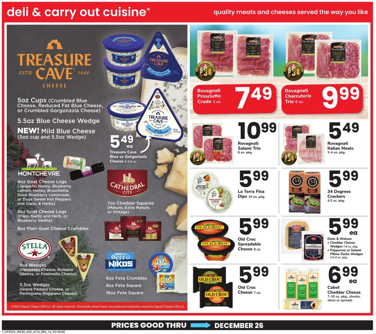 Weekly ad Acme 11/29/2024 - 12/26/2024