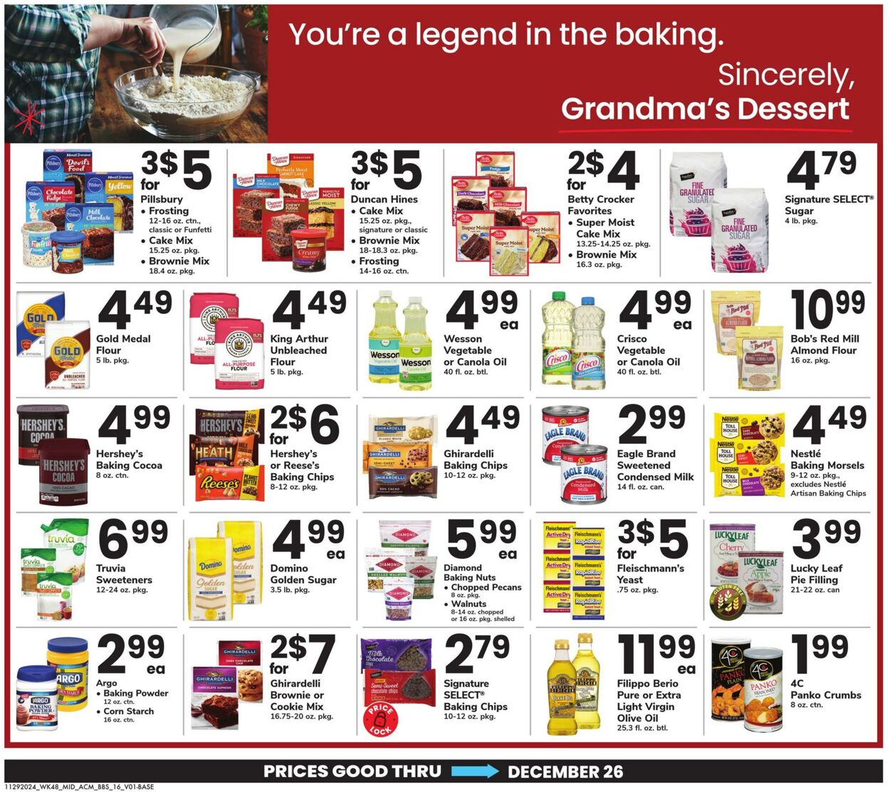 Weekly ad Acme 11/29/2024 - 12/26/2024