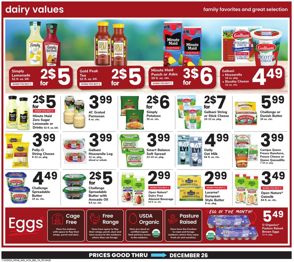 Weekly ad Acme 11/29/2024 - 12/26/2024