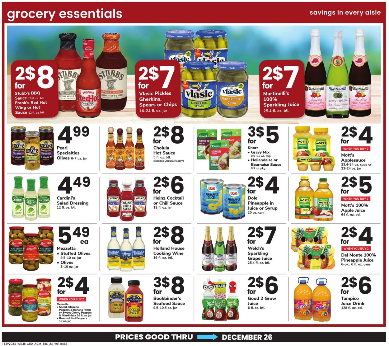 Weekly ad Acme 11/29/2024 - 12/26/2024