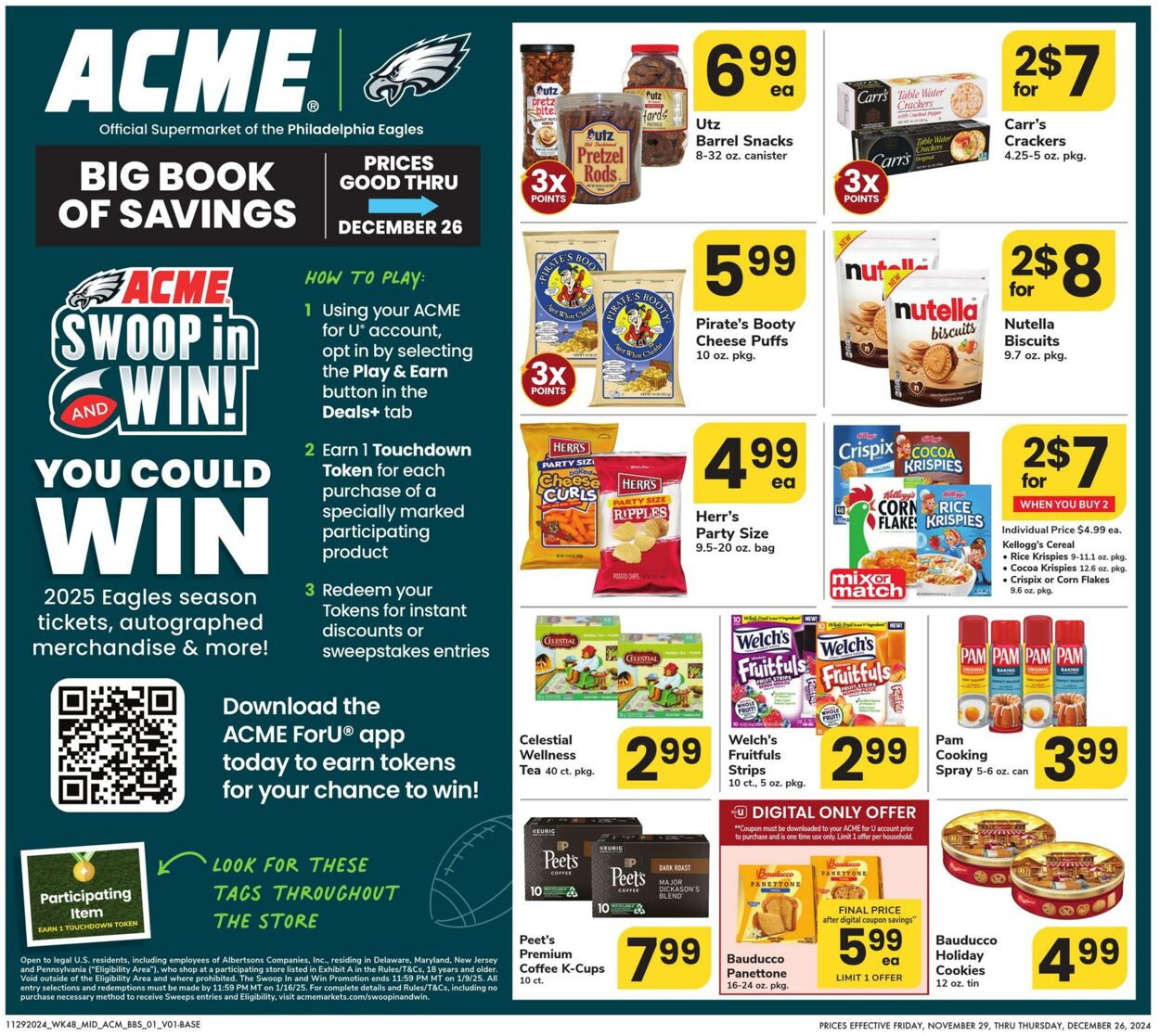 Weekly ad Acme 11/29/2024 - 12/26/2024