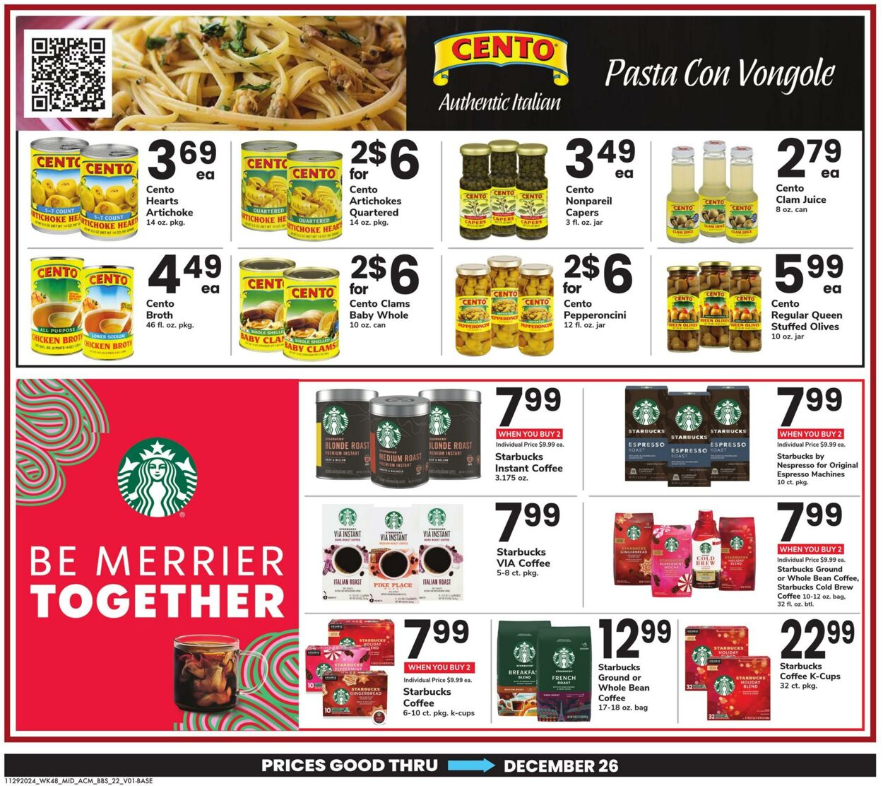 Weekly ad Acme 11/29/2024 - 12/26/2024