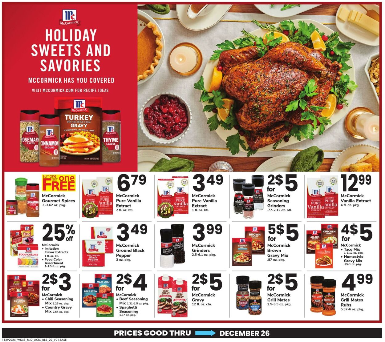 Weekly ad Acme 11/29/2024 - 12/26/2024