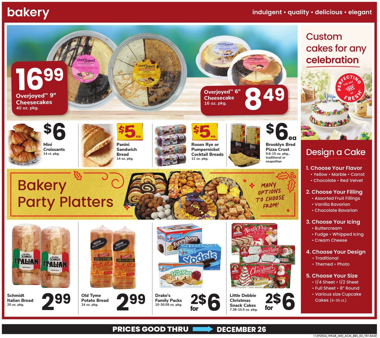 Weekly ad Acme 11/29/2024 - 12/26/2024