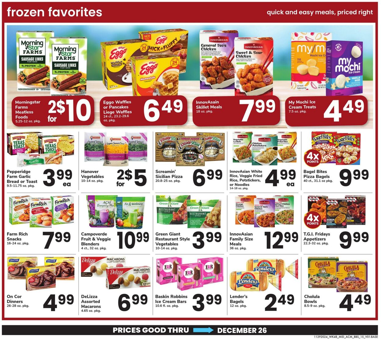 Weekly ad Acme 11/29/2024 - 12/26/2024