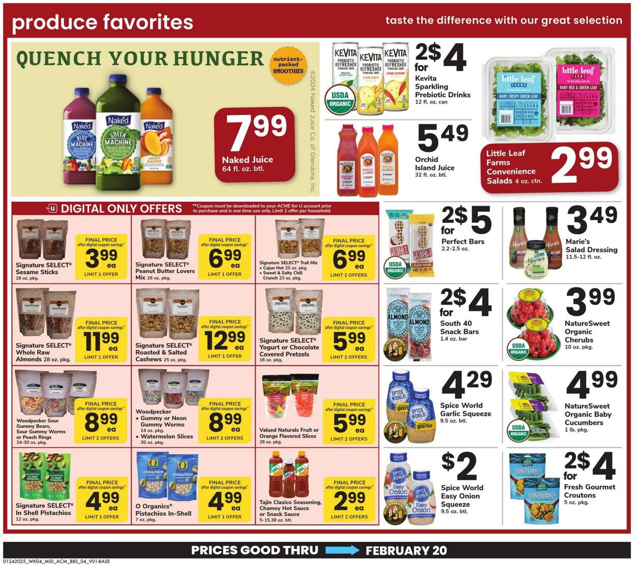 Weekly ad Acme 01/24/2025 - 02/20/2025