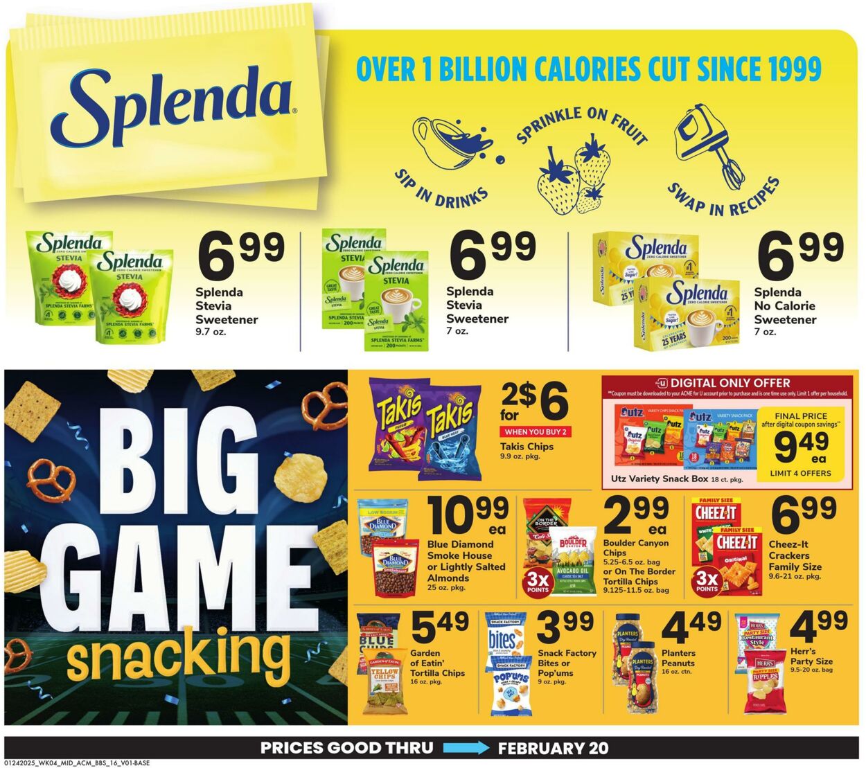 Weekly ad Acme 01/24/2025 - 02/20/2025