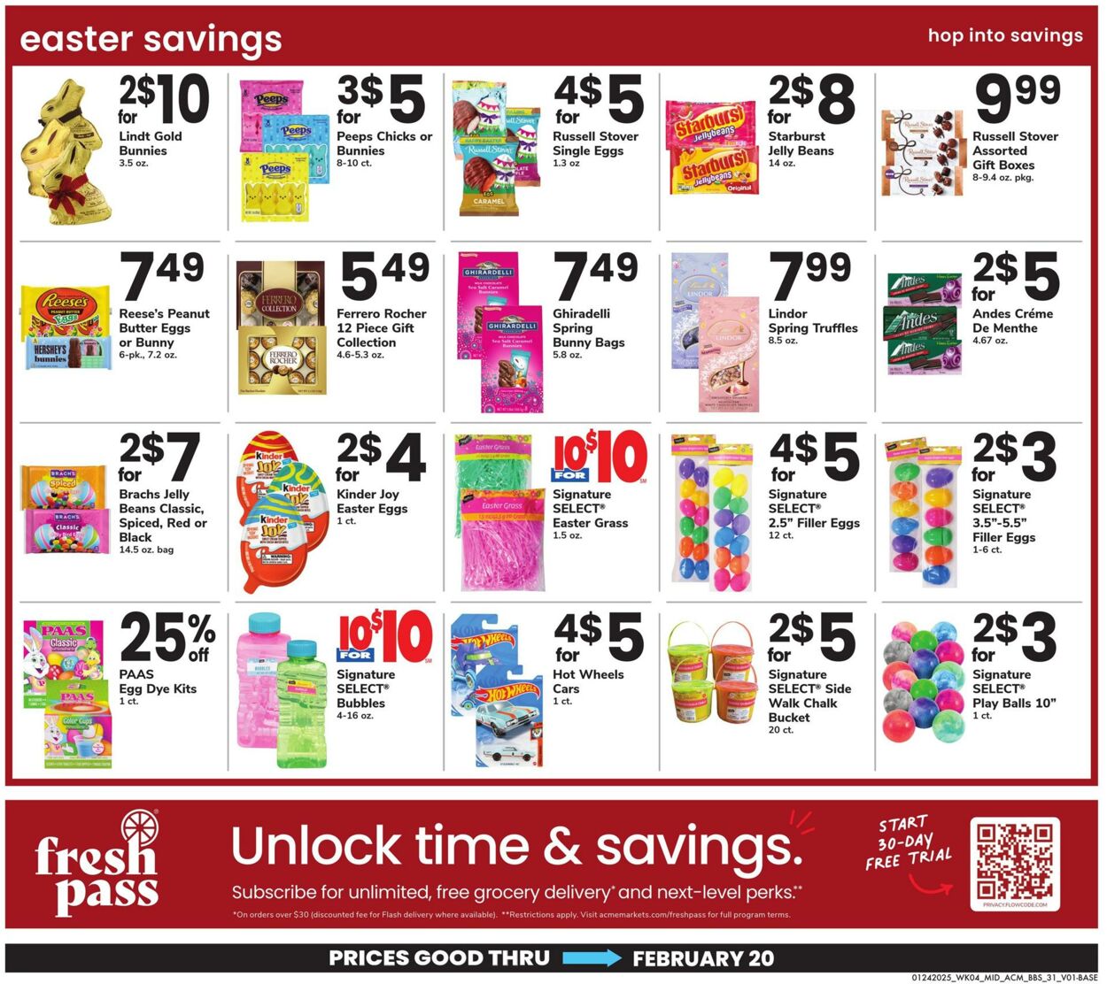 Weekly ad Acme 01/24/2025 - 02/20/2025