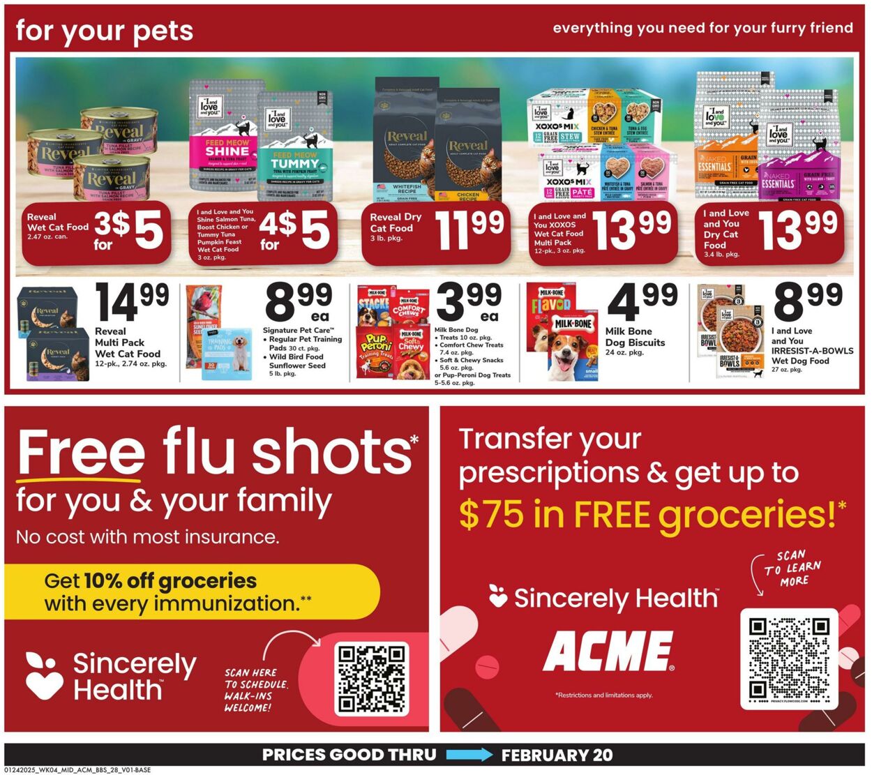 Weekly ad Acme 01/24/2025 - 02/20/2025