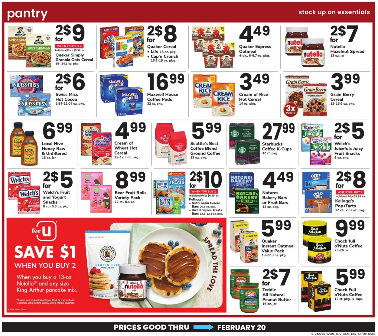 Weekly ad Acme 01/24/2025 - 02/20/2025