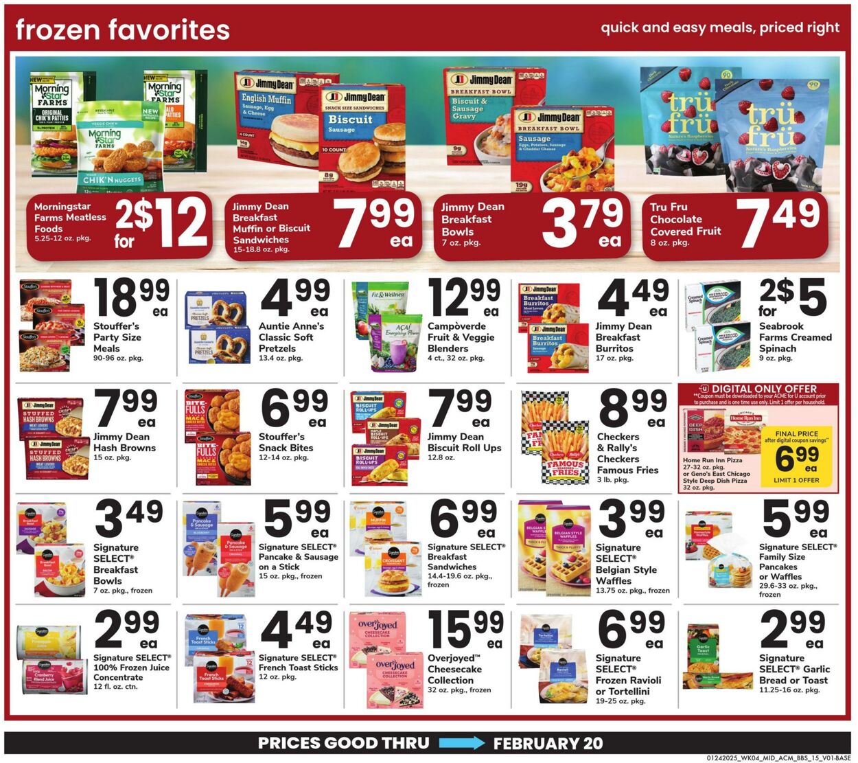 Weekly ad Acme 01/24/2025 - 02/20/2025