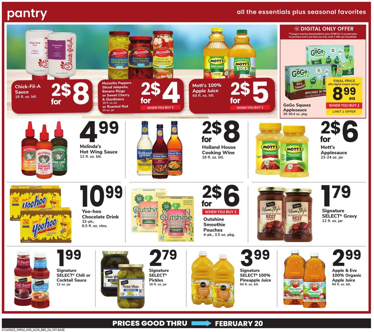 Weekly ad Acme 01/24/2025 - 02/20/2025