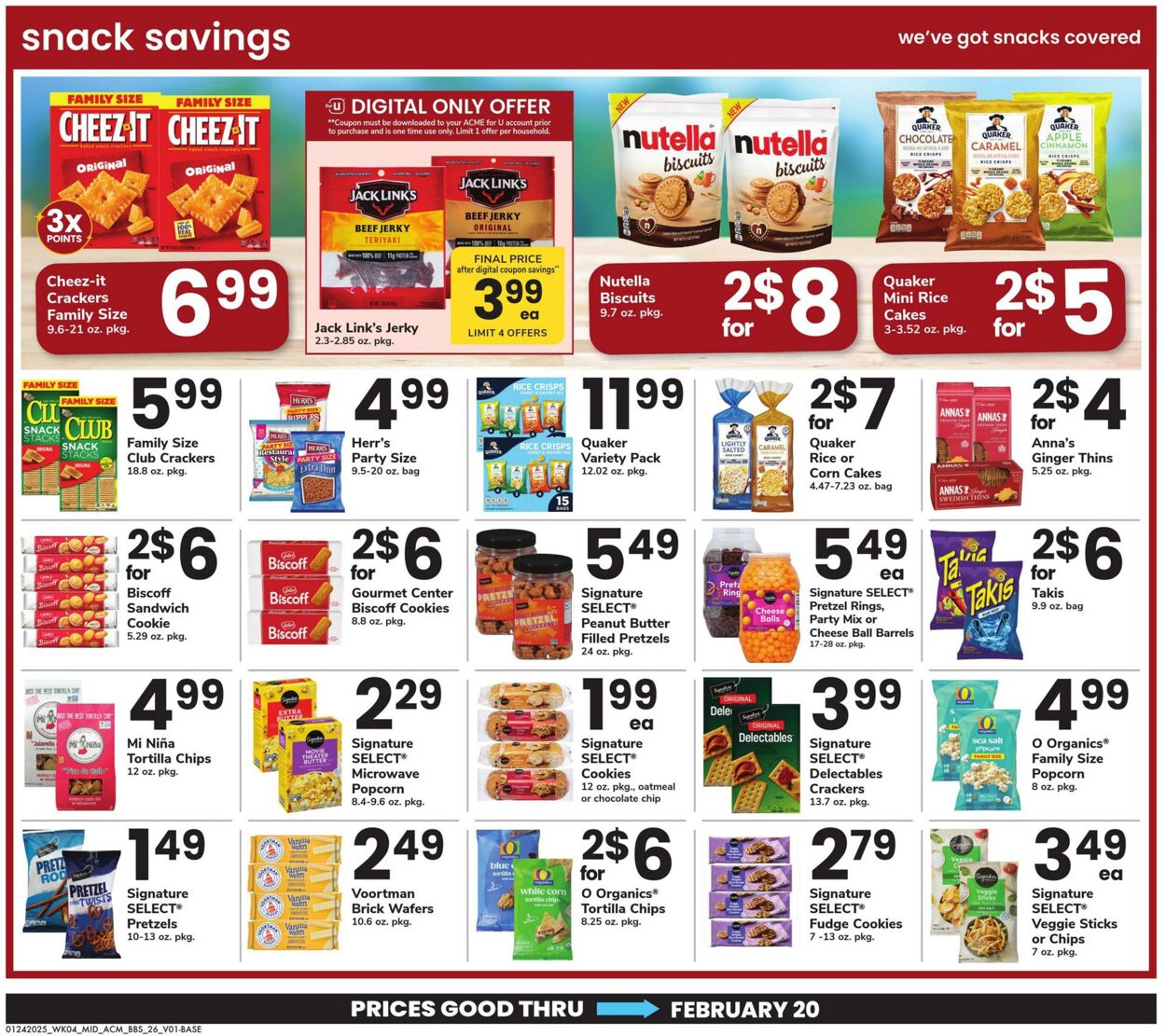 Weekly ad Acme 01/24/2025 - 02/20/2025